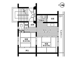 ビレッジハウス門田2号棟 407号室