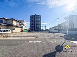 霧島５丁目　北西角地　更地　建築条件なし売地