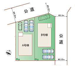 大塚町大迫北平 販売2棟(B号棟) 角地
