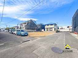 恒久５丁目　南東角地　建築条件なし売地