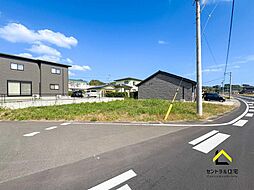 国富町木脇赤池 更地 南西角地 建築条件なし売地