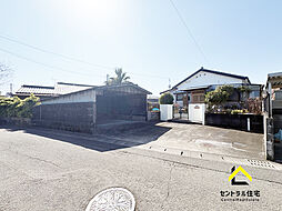 郡司分東宮　土地面積100坪超　建築条件なし売地