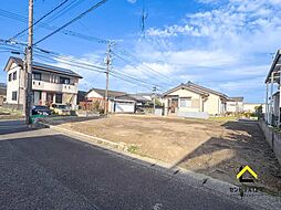 花ヶ島町三反田　3方角地　更地　建築条件なし売地