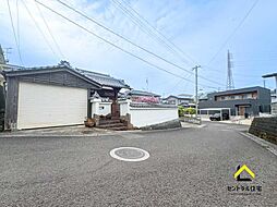 小松台東２丁目　高台の住宅地　建築条件なし売地