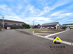 下北方町花切 3方向角地 建築条件なし売地