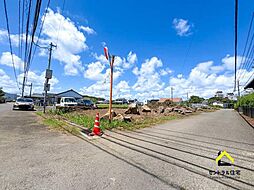 大字郡司分　土地　間口広々の土地形状