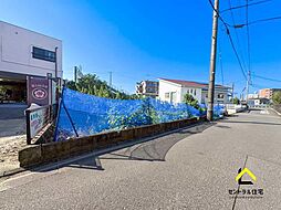 大字島之内　建築条件なし売地　南側の解放感