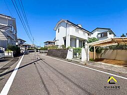 学園木花台北１丁目　角地　建築条件なし売地