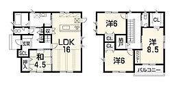 北秋葉3期23号地プラン