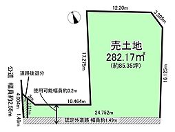 西尾市楠村町北側の土地