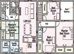南城市佐敷冨祖崎第6　全2棟　2号棟