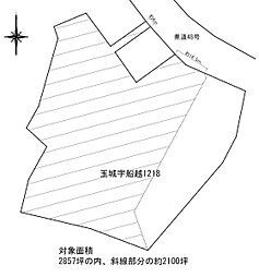 南城市玉城船越　2100坪売地