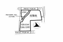 熱海市水口町　海・夜景一望する売地 -