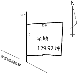 磐田市宮之一色の土地