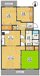 芳川ハイツ　1号棟 206