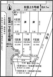 静岡市葵区松富１丁目の土地