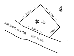 熱海市伊豆山　逢初橋近くの売地