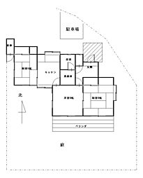 古平屋付土地　平坦地