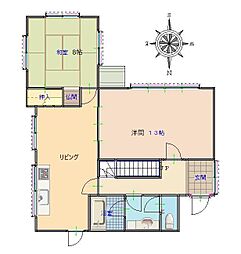 120坪の敷地にある二階建建物　ソーラーパネル付