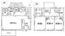 藤枝市駿河台３丁目の一戸建て