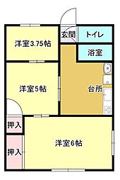 丸子2丁目黒柳貸家 202