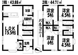 静岡市葵区瀬名川３丁目の一戸建て