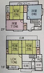 静岡市清水区北矢部の一戸建て