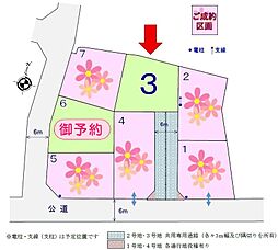 一色下ノ原7区画宅地分譲地 No.3