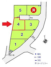 小泉全6区画宅地分譲地 No.4