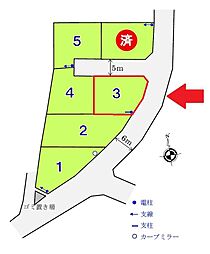 小泉全6区画宅地分譲地 No.3