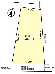 静岡市清水区八坂東2丁目の土地