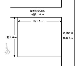 沼津市西間門の土地