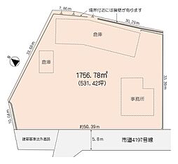 川島田 531坪