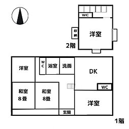 袋井市上山梨１丁目の一戸建て