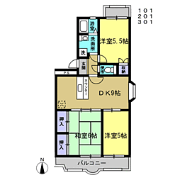 スカイハイムミナミ 103