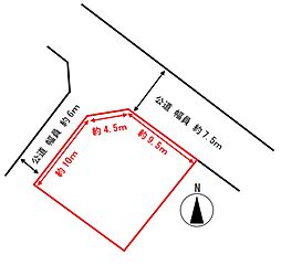 掛川市富部の土地