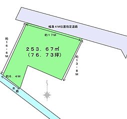 藤枝市高岡3丁目78坪売り土地