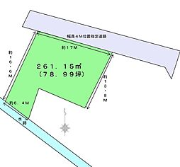 藤枝市高岡3丁目78坪売り土地