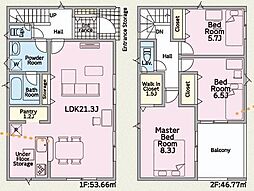 牧之原市静波・全2棟＼駐車4台以上・耐震制震ダン 1