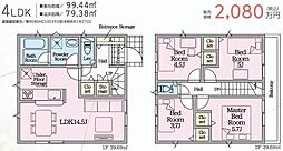 藤枝市上当間・全1棟＼広幡学区・駐車並列2台／