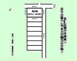 静岡市　葵区　上足洗1丁目　全8区画　分譲地　(8)