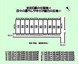 静岡市　葵区　上足洗1丁目　全10区画　分譲地　2