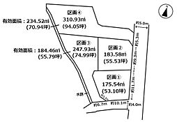 ＮＥＷ　島田市船木　分譲地　区画3　全4区画　50坪以上 3