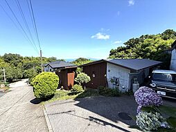 伊豆大島を望む薪ストーブのある別荘