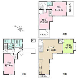 渋谷区幡ヶ谷３丁目