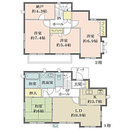 東村山市久米川町２丁目の一戸建て