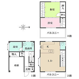 江東区北砂３丁目の一戸建て
