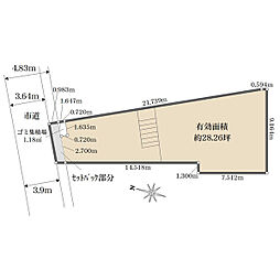 市川市北方３丁目の土地