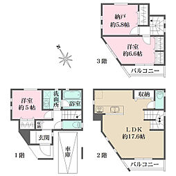新宿区西新宿5丁目の一戸建て
