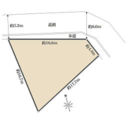 横浜市神奈川区三ツ沢中町の土地